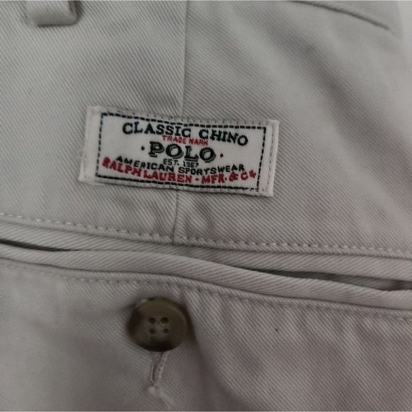 POLO RALPH LAUREN | Classic chino pants cream sz 35/32 - Picture 3 of 4